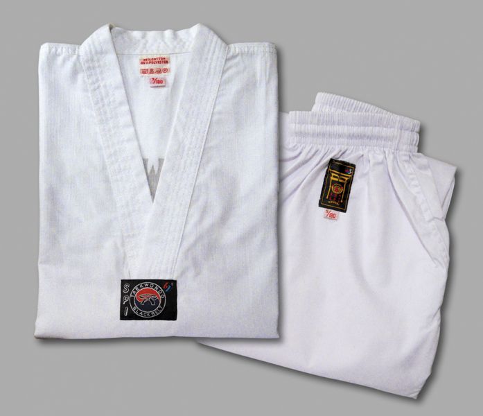 Taekwondo Anzug WTF-Modell mit Rückendruck