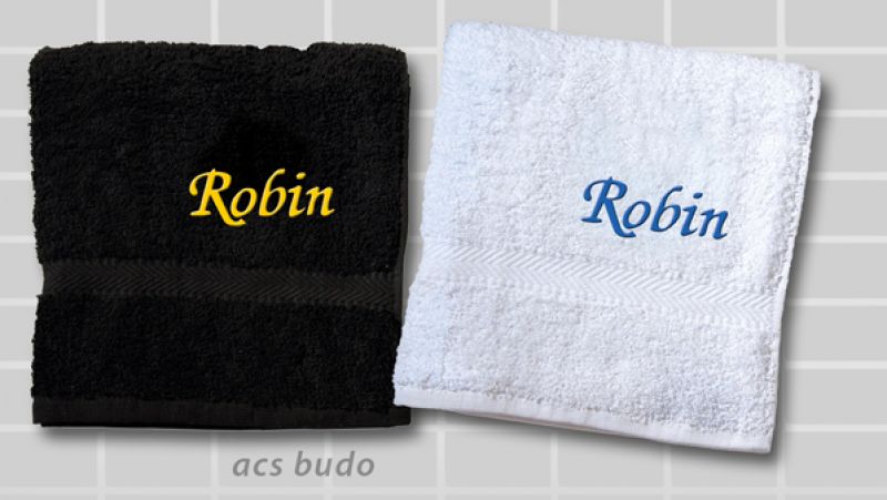 Hand-/Duschtuch/Set mit Namensbestickung
