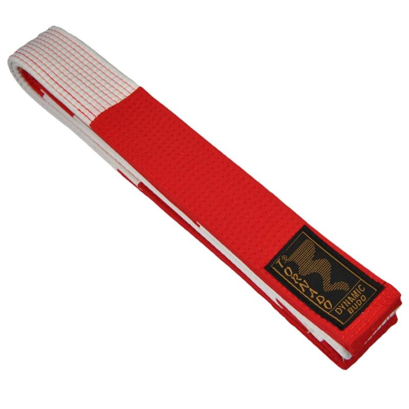 Budo-Gürtel rot/weiß