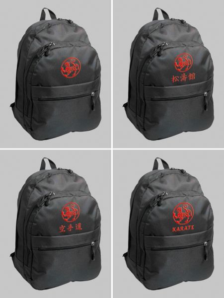 Rucksack mit Shotokan Bestickung