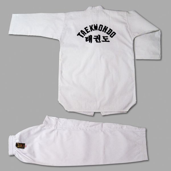Taekwondo Anzug WTF-Modell mit Rückendruck