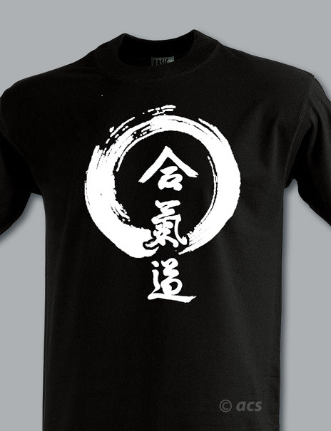 T-Shirt mit Druck Aikido-Logo