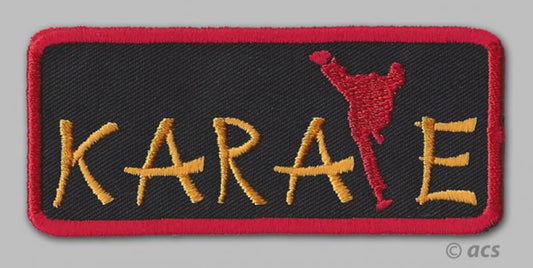 Aufnäher Karatekämpfer